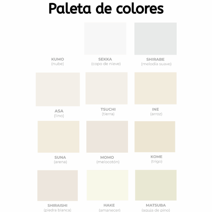 Paleta de colores